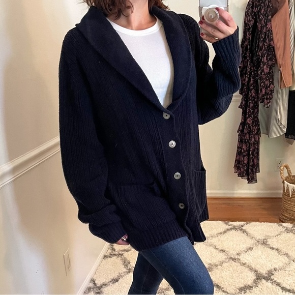 Eleventy Chunky Knit Cardigan Sweater XXL - Picture 4 of 13